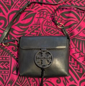 Tory Burch Black Leather Crossbody Bag